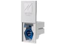 Miniatyrbilde 1 av 4: MENNEKES 8001, Blå, Hvit, 3P, IP44, 230 V, 50-60 Hz, 16 A