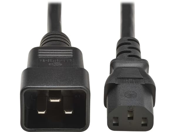 Eaton P032-02M-EU, 2 m, IEC C20, IEC C13, H05VV-F, 250 V, 10 A