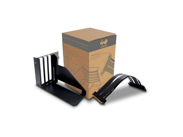 In Win IW-PCIE4-25-BRACKET, PCI-E 4.0 x16, Hankjønn/hunkjønn, Sort, Polyetylen (PE), 0,25 m, 480 g