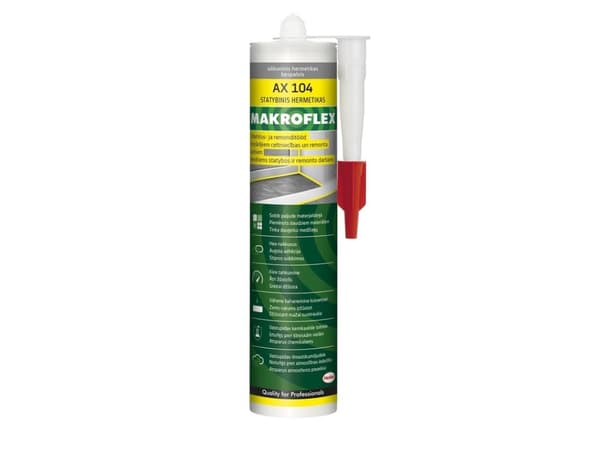 Sanitarinis hermeettinen Makroflex AX104 300ml olla skydo
