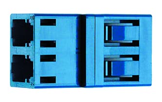 Telegärtner 100007143, LC, Blå, Multi-modus, Enkeltmodus, Keramisk, Plast, Keramisk, OS2