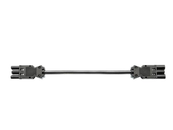 BACHMANN GST18-3 förlängningskabel hane/female, svart, 0,5 m