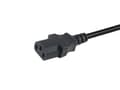 Miniatyrbild 2 av 5: Equip Netzkabel Anschl. C18 -> Schukon.  1.80m  180°gew.  sw