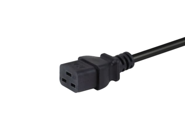 Equip Netzkabel Anschl. C20 -> C19 1.80m schwarz