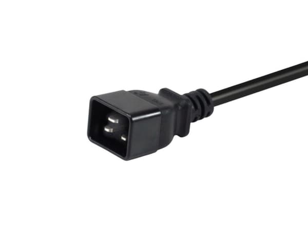 Equip Netzkabel Anschl. C20 -> C19 1.80m schwarz