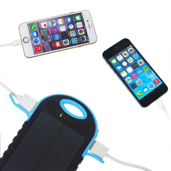 INF Powerbank 5000 mAh - vandtæt - blå