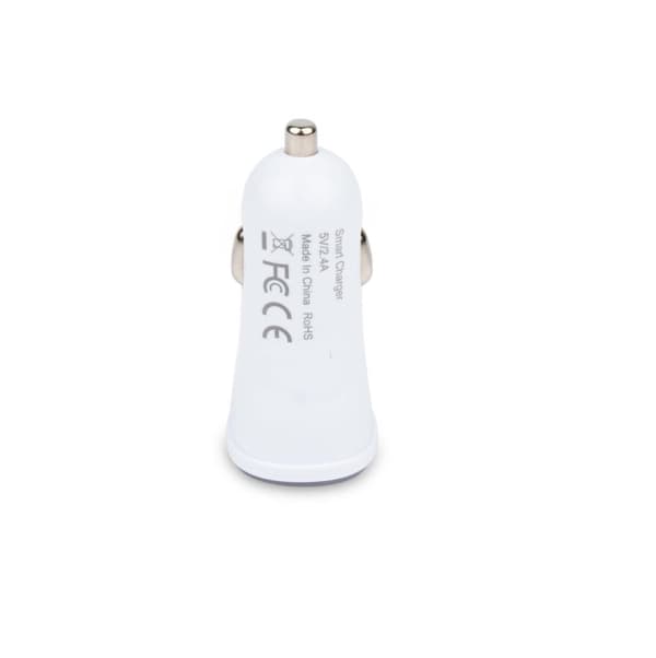 INF Billader 5V / 2.4A Dual USB med LED