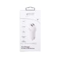 Miniatyrbilde 5 av 5: GEAR Lader 12-24V 2xUSB 2,4A Hvit MicroUSB Kabel Rund 1m