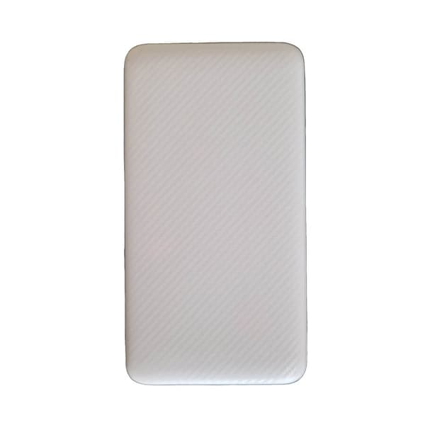 Powerbank 10.000mAh LiPolymer Ultracompact 2.1A 1xUSB-C 1xUSB-A 1xMicroUSB Hvid Hvid