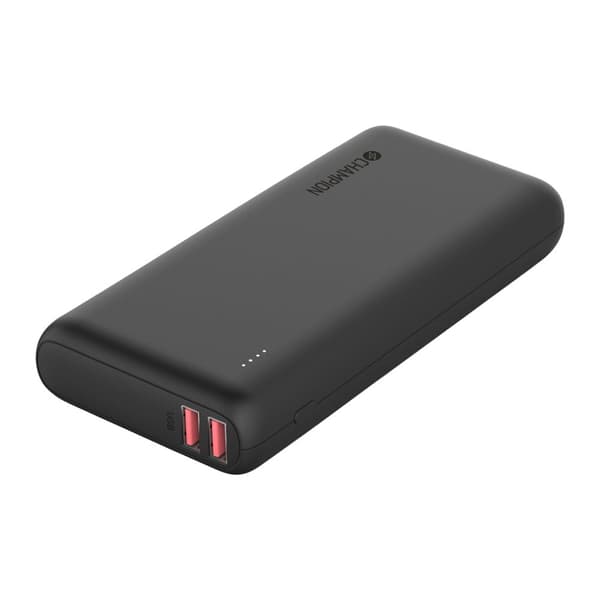 Power Bank 20 000 mAh 30W PD Svart