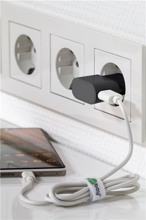 USB-A-laddare (5 W) svart