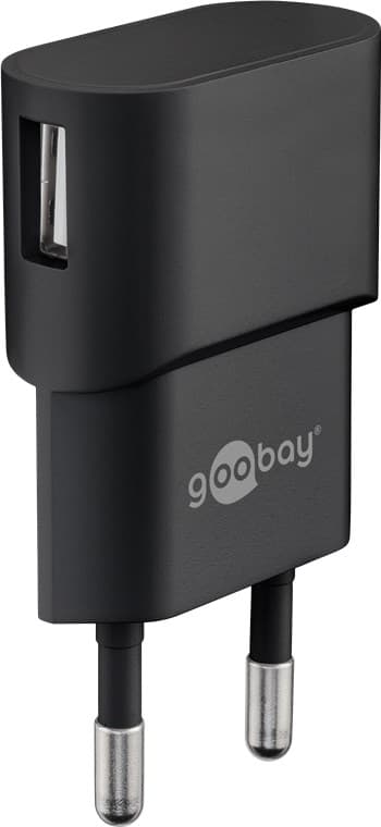 USB-A-laddare (5 W) svart