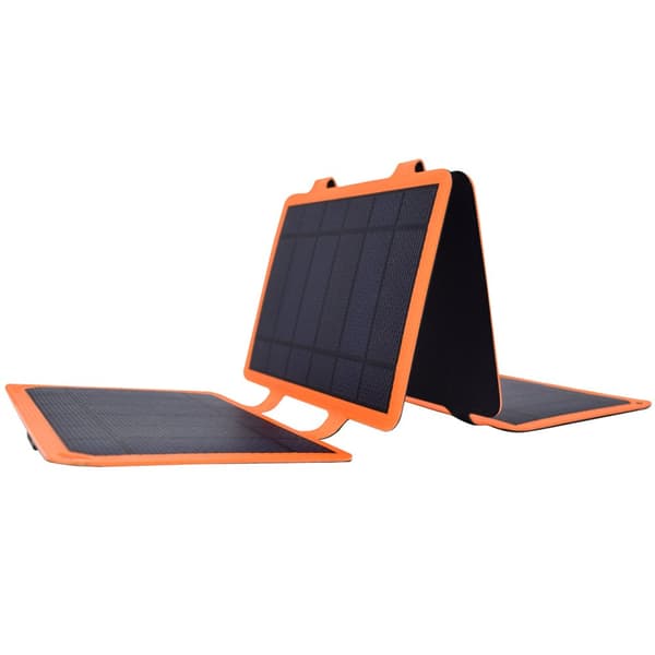 Celly Bærbar solcellelader 10W IP67 Sort, Oransje
