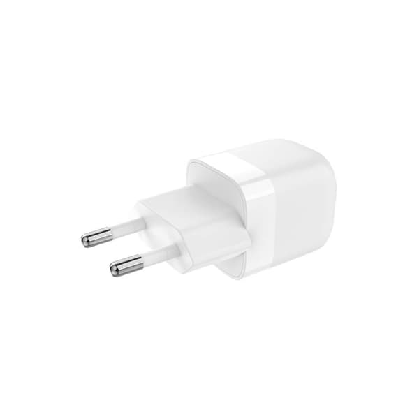 Laddare 220V 1xUSB-C PD/PPS 25W, Kabel USB-C-USB-C 1m