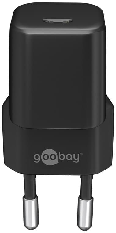 USB-C™ PD (Power Delivery) hurtiglader nano (30 W) svart