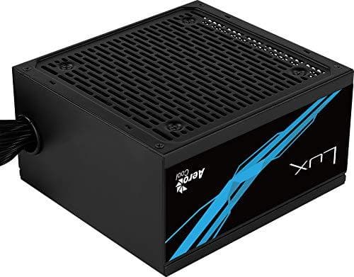Aerocool LUX850 PC strømforsyning 850W 80 Plus Bronze 230V 88% effektivitet sort