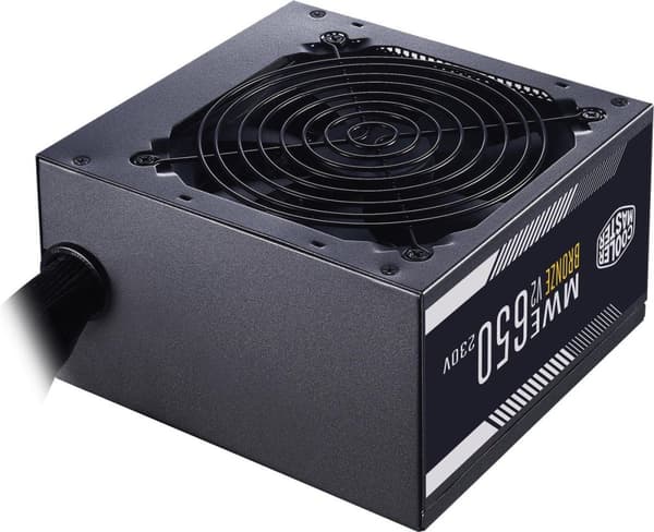 Cooler Master MWE 650 Bronze 230V V2 strømforsyning 650 W 24-bens ATX ATX Sort