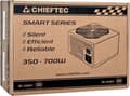 Miniatyrbillede 4 af 6: Chieftec Smart GPS-500A8 strømforsyning 500 W 20+4-pin ATX ATX Sort