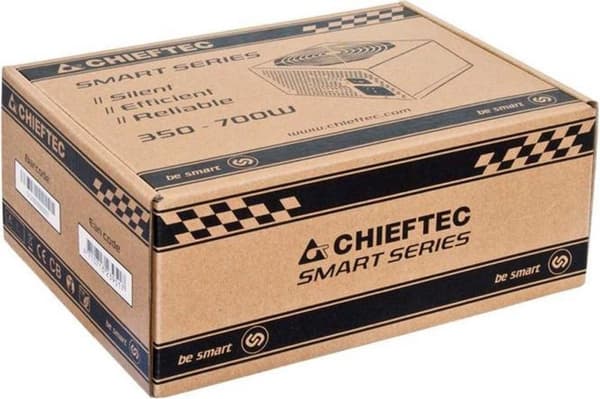 Chieftec Smart GPS-500A8 strømforsyning 500 W 20+4-pin ATX ATX Sort