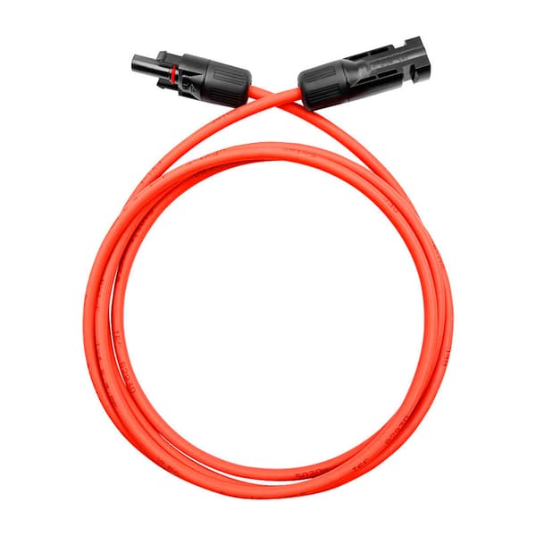 Aurinkopaneelin jatkojohto 4 mm² IP67 vedenpitävä musta/punainen