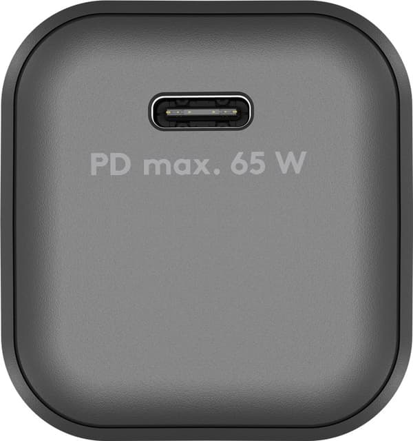 USB-C™ PD GaN -pikalaturi Nano (65 W) musta