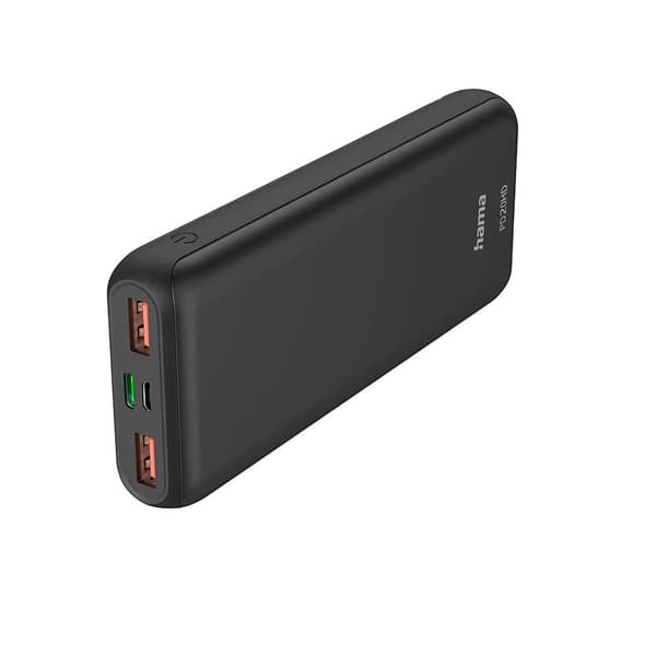 Powerbank PD 20000mAh Antrasitt