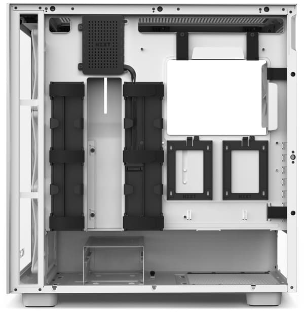 NZXT H7 Elite RGB Mid Tower Case, White
