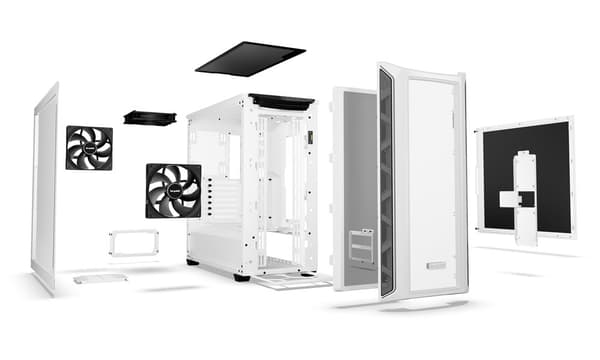 be quiet! Shadow Base 800 DX - White Case Hvid