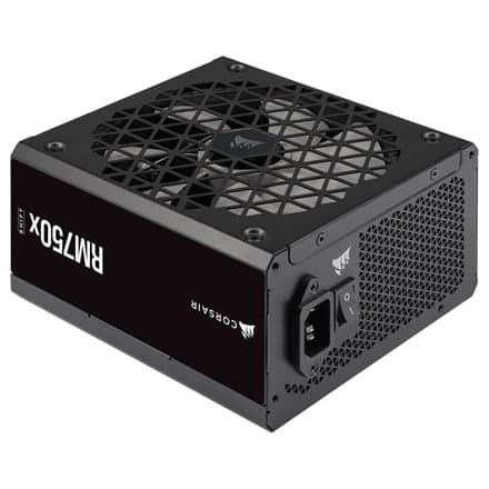 CORSAIR RM750x 750 Watt 80 PLUS GOLD Certified Fully Modular Power Supply Sort