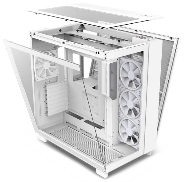Case|NZXT|H9 Elite|MidiTower|Case product features Transparent panel|Not included|ATX|MicroATX|MiniITX|Colour White|CM-H91EW-01