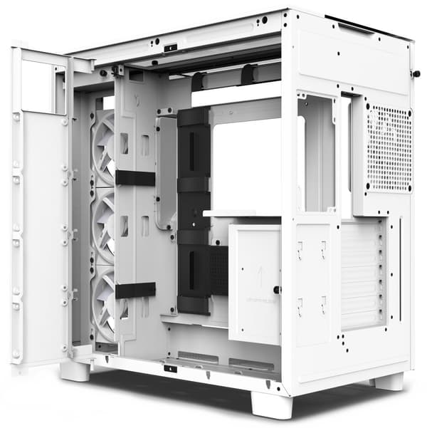 Case|NZXT|H9 Elite|MidiTower|Case product features Transparent panel|Not included|ATX|MicroATX|MiniITX|Colour White|CM-H91EW-01 Hvid