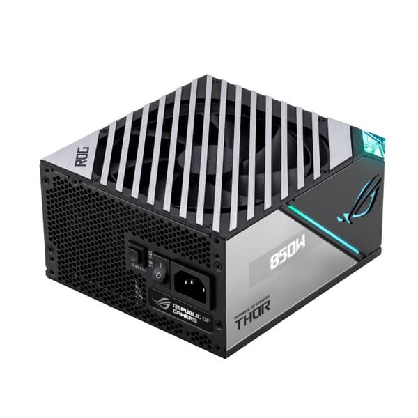SURSA ASUS ROG THOR 850W PLATINUM II "ROG-THOR-850P2" (timbru verde 2 lei) Sort, Blå, Grå