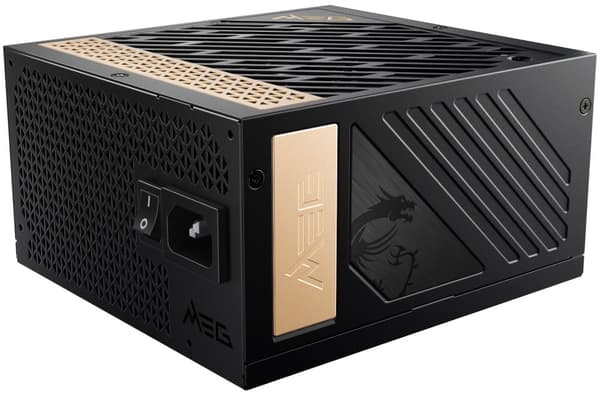 MSI MEG AI1300P PCIE5 power supply unit 1300 W 24-pin ATX ATX Black
