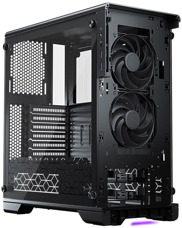 Metallic Gear by Phanteks NEO V2 / ATX / 2 x 120 mm fan / 2 x USB 3.0 / RGB / tvrzené sklo / černá