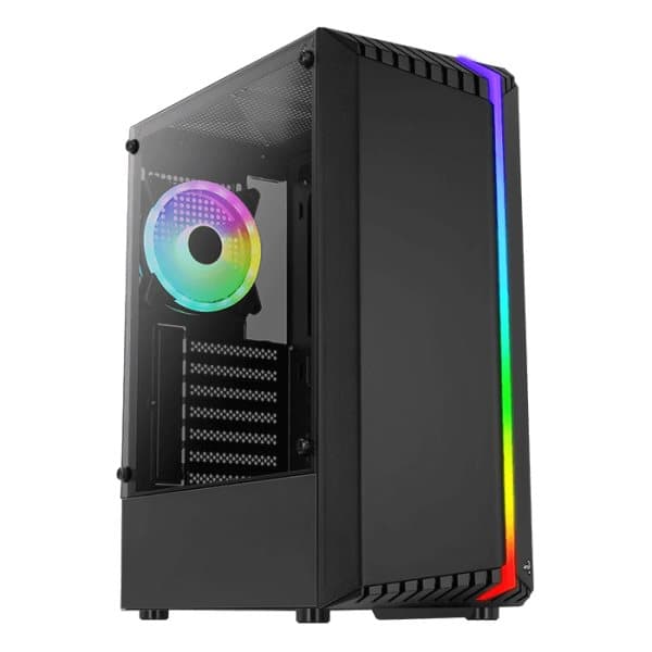 Computer case Aerocool Bionic Midi Tower Black Sort