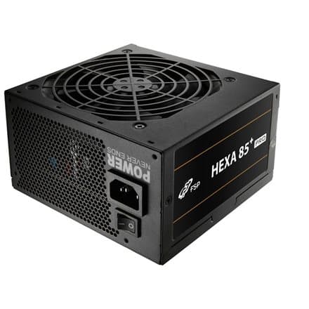 SURSA FORTRON HEXA 85+ PRO, 450 W, ATX 12V V2.5, fan 120 mm x 1, 80 Plus Bronze, "PPA450AD01",  (timbru verde 2 lei) Sort