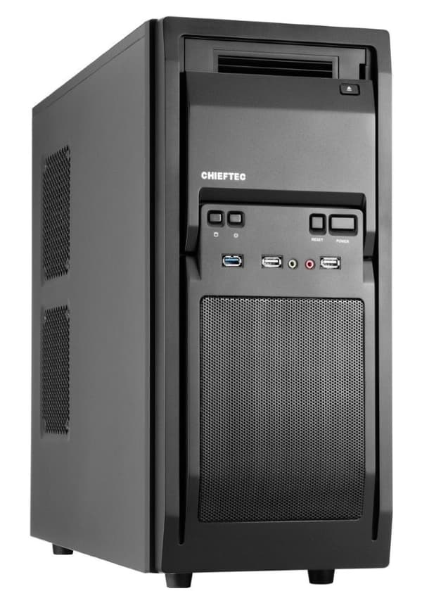 Chieftec LF-02B-OP computer case Midi Tower Black Sort
