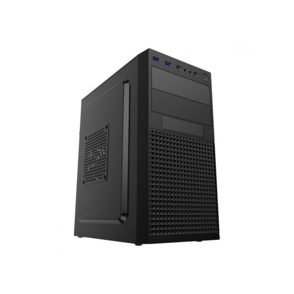 Gembird Mini-tower computer case Fornax K300, Micro-ATX, 2x USB 3.0 + 2x USB 2.0, black Svart