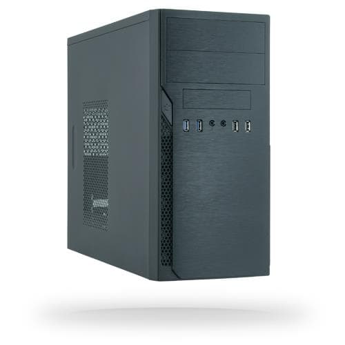 Chieftec ATX mini-tour alu brossé SECC Tower Black