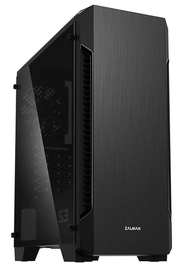 Obudowa S3 TG ATX Mid Tower PC Case TG fan x3