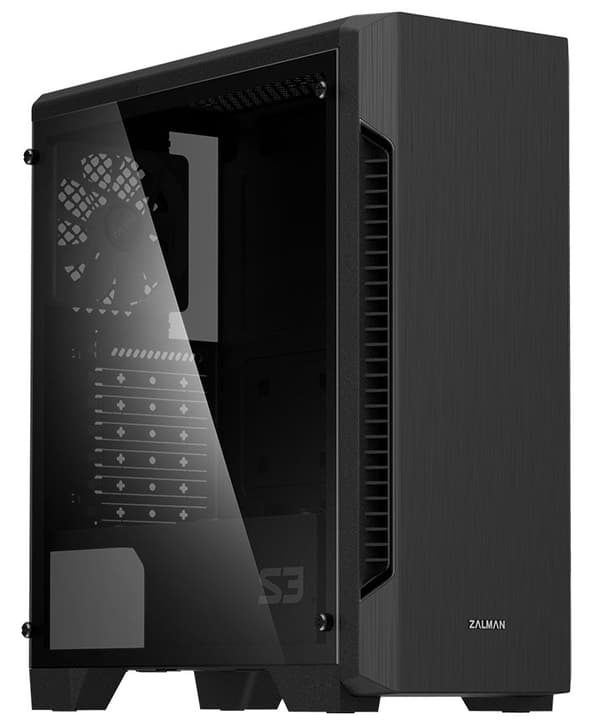 Obudowa S3 TG ATX Mid Tower PC Case TG fan x3
