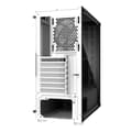 Miniatyrbild 2 av 3: Obudowa R2 ATX Mid Tower PC Case 120mm fan Biała