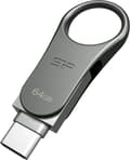 Miniatyrbillede 3 af 3: Silicon Power Mobile C80 USB flash drive 64 GB USB Type-A / USB Type-C 3.0 (3.1 Gen 1) Titanium
