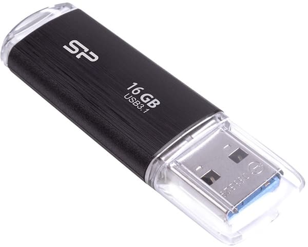 Silicon Power | Blaze B02 | 16 GB | USB 3.0 | Black Svart