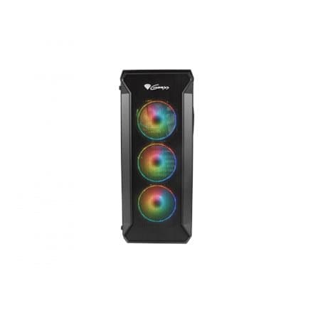 GENESIS Irid 505 ARGB Midi Tower Black, Transparent