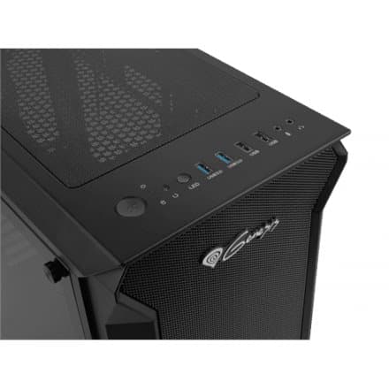 GENESIS Irid 505 ARGB Midi Tower Black, Transparent
