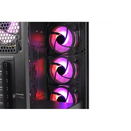 GENESIS Irid 505 ARGB Midi Tower Black, Transparent