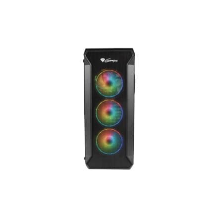 GENESIS Irid 505 ARGB Midi Tower Black, Transparent