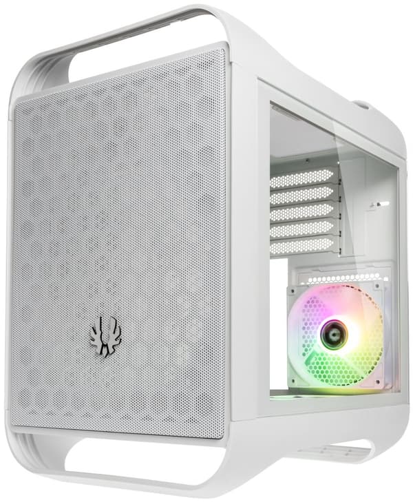 BitFenix skříň Prodigy M 2022 / mATX / 1x60mm +3x120mm ARGB fan / 2xUSB 3.0 / tvrzené sklo / bílá
