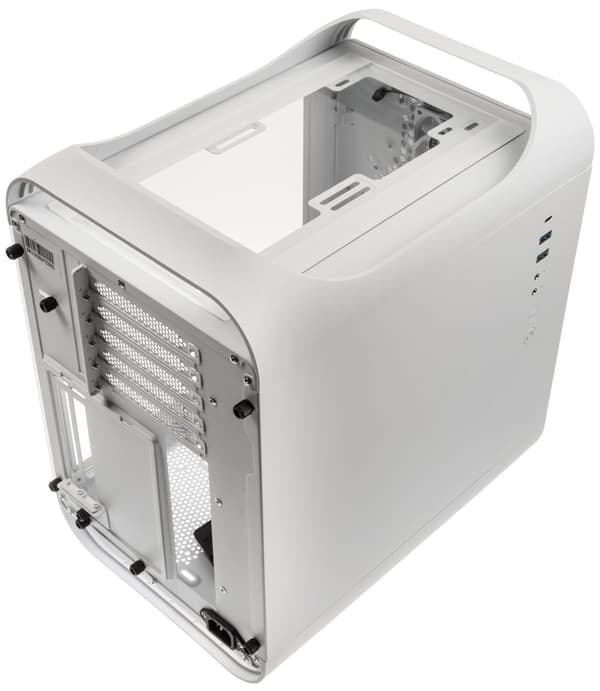 BitFenix skříň Prodigy M 2022 / mATX / 1x60mm +3x120mm ARGB fan / 2xUSB 3.0 / tvrzené sklo / bílá Hvid